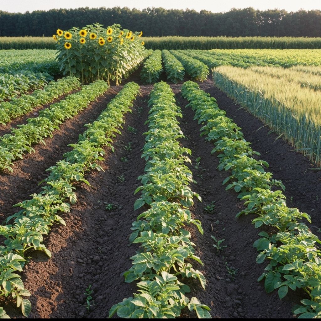 Campo agrícola sustentable